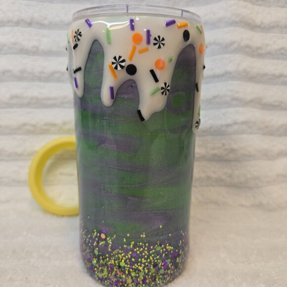 12 oz NBC Halloween Tumble, Glow in The Dark - Picture 3 of 10